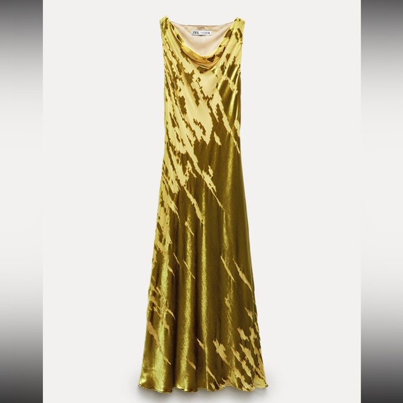 Zara velvet midi dress - Picture 7 of 16